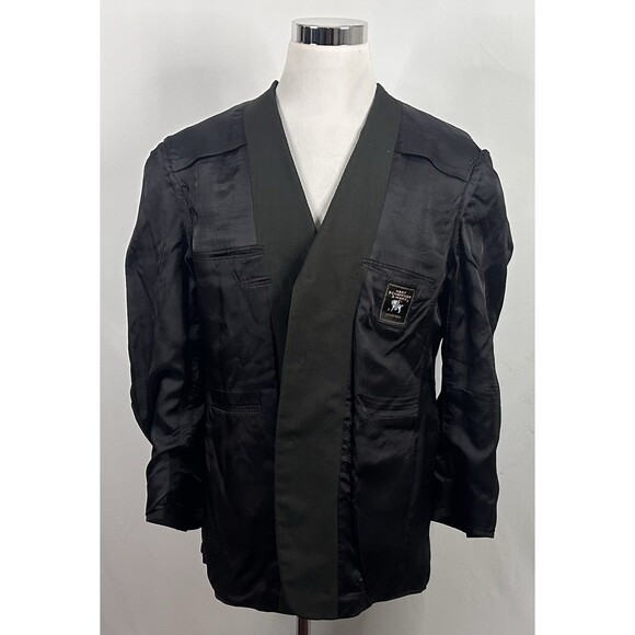 Hart Schaffner Marx 44R Vintage Sport Coat Brown Knit 100% Wool Three Button - Picture 7 of 8